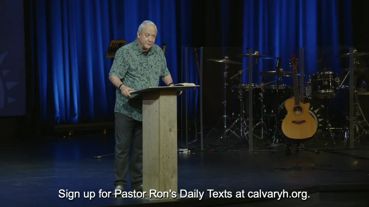 Play the latest sermon