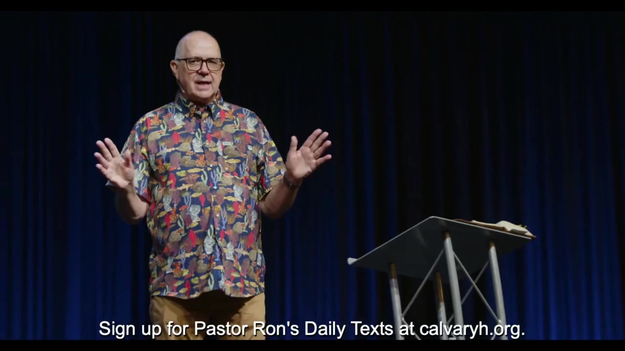 Play the latest sermon