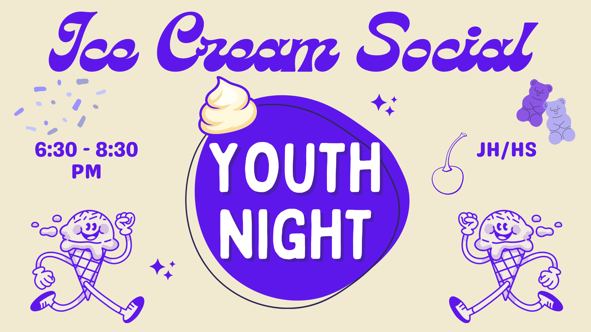 Youth Ice Cream Social Night