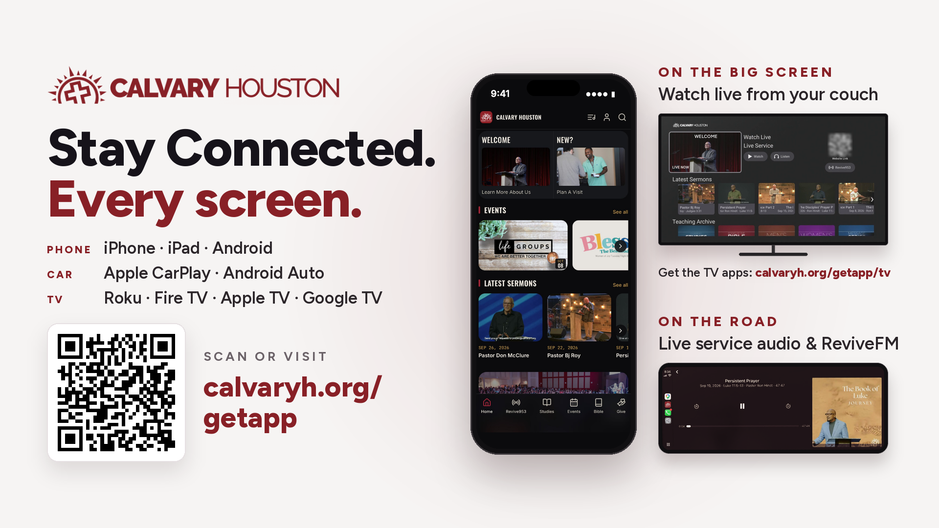 Stay Connected with Calvary Houston